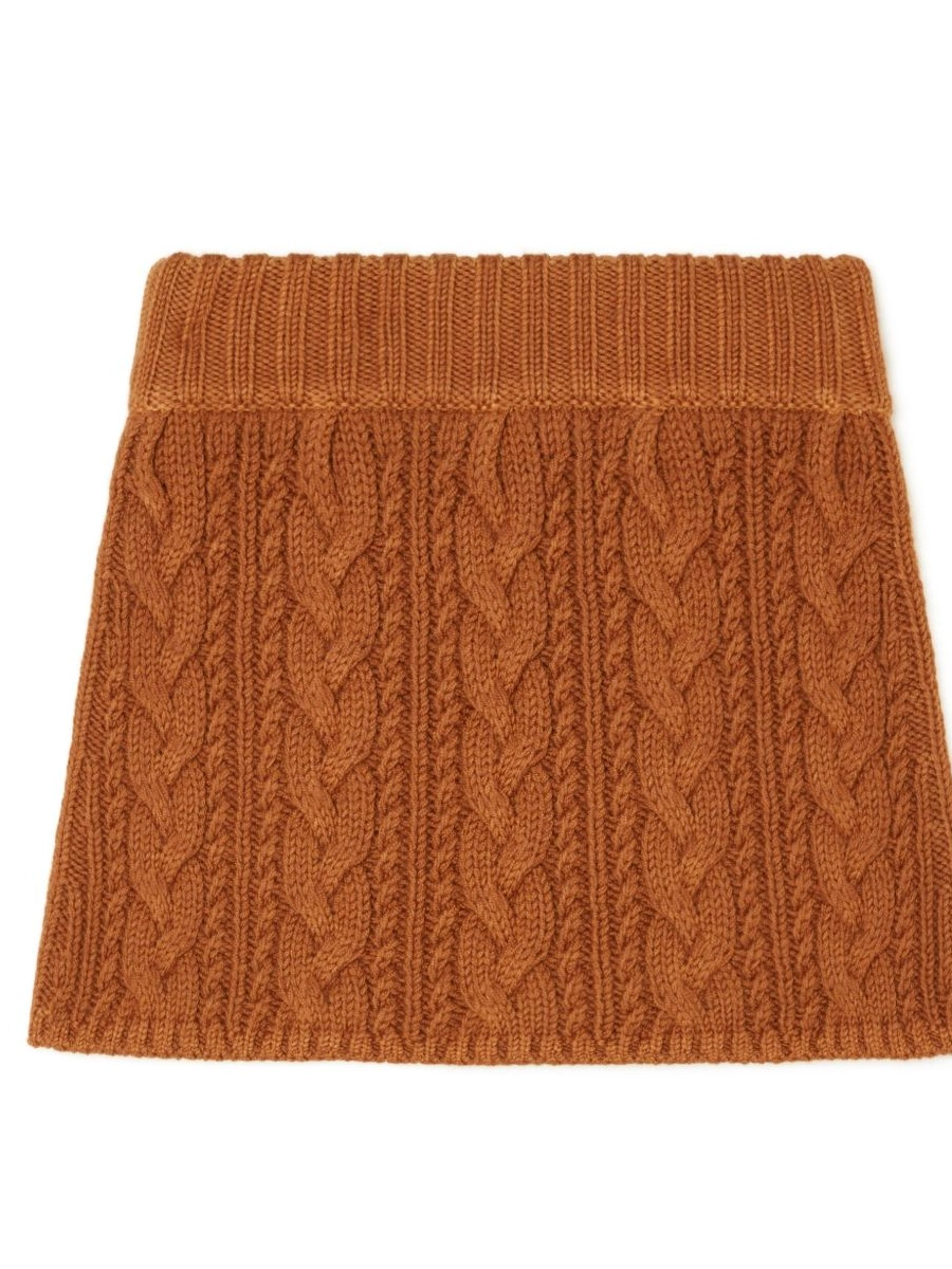 Affordable Women cable-knit Alanui skirt mid-rise 0719